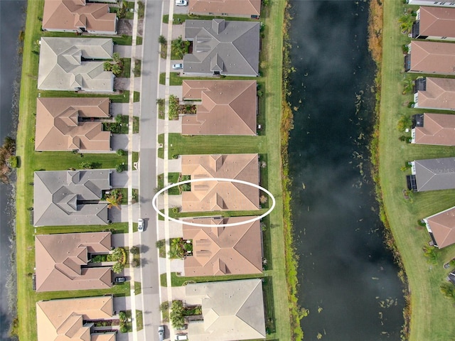 bird's eye view featuring a residential view