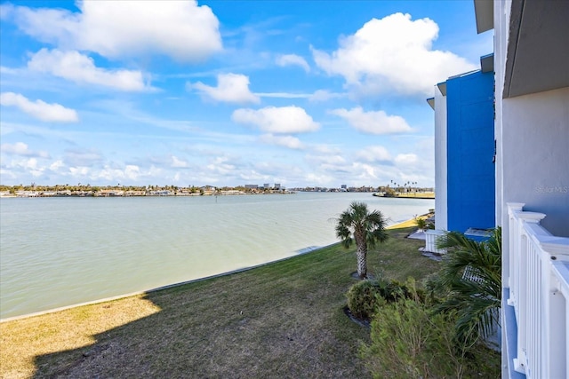 view of water feature