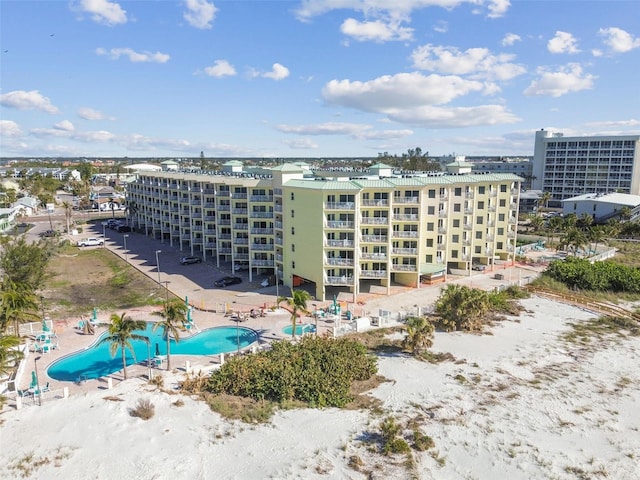 12000 Gulf Blvd Unit 208-S, Treasure Island, FL 33706 - aerial view of a pool and apartment complex / building