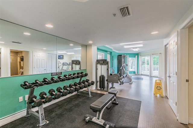 12000 Gulf Blvd Unit 208-S, Treasure Island, FL 33706 - exercise room with recessed lighting and baseboards