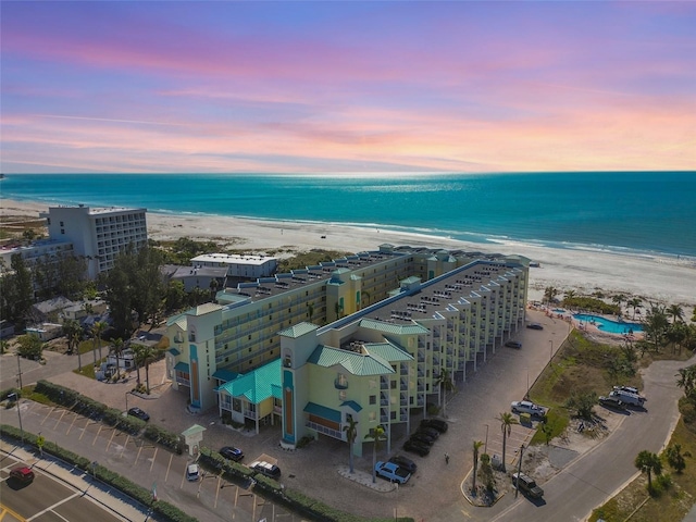 12000 Gulf Blvd Unit 208-S, Treasure Island, FL 33706 - aerial view at dusk of view of water and beach