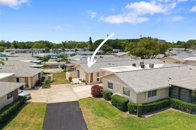 2740 Highlands Blvd Unit D, Palm Harbor, FL 34684 - aerial perspective of suburban area