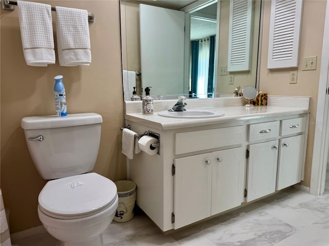 2740 Highlands Blvd Unit D, Palm Harbor, FL 34684 - bathroom featuring vanity and marble finish floors