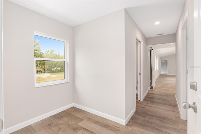5421 N Nakoma Dr, Beverly Hills, FL 34465 - corridor featuring light wood-style flooring and recessed lighting