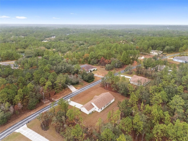 5421 N Nakoma Dr, Beverly Hills, FL 34465 - aerial view of property's location with a heavily wooded area