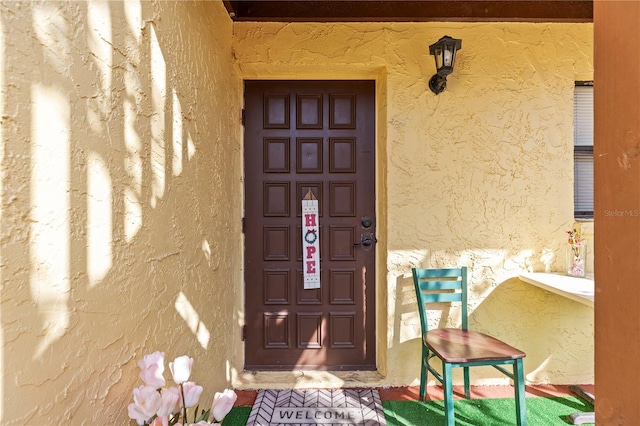 view of entrance to property