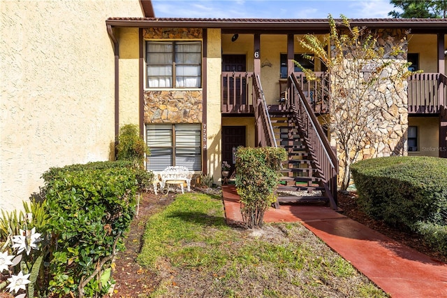 7725 Forest Trl Unit 2, Port Richey, FL 34668 - view of property with stairs