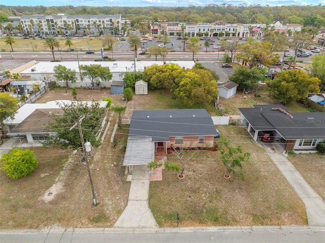 birds eye view of property featuring a residential view