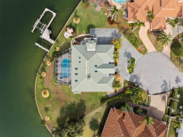 drone / aerial view