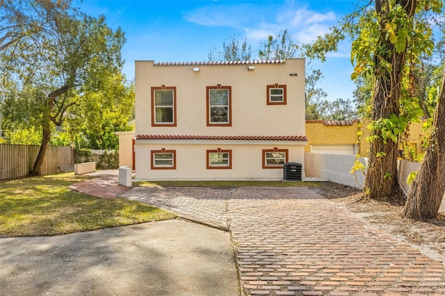 view of back of property