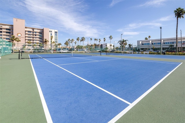 view of sport court with basketball court