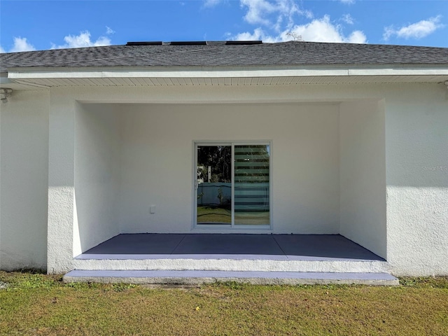 exterior space featuring a patio