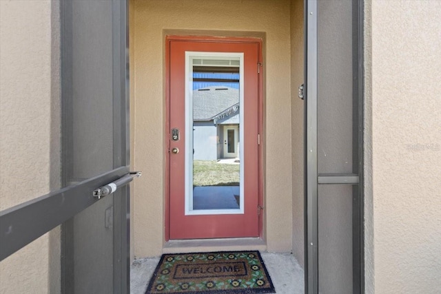 view of entrance to property