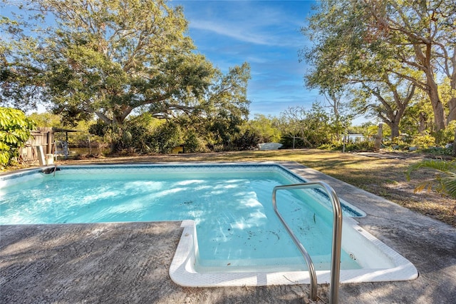 view of pool