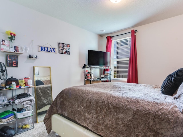 bedroom with carpet flooring