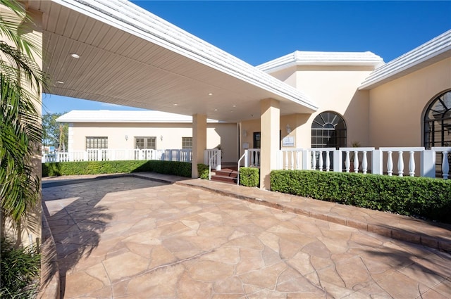 view of patio / terrace featuring a porch