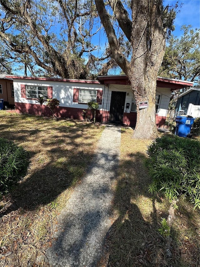 view of ranch-style home