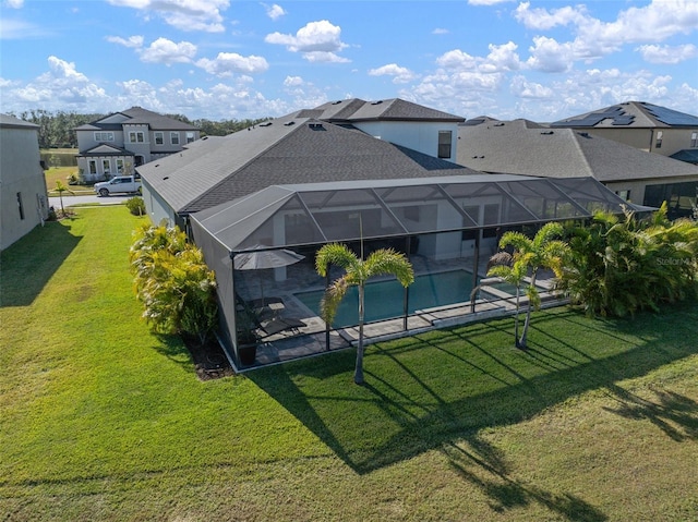 exterior space with a residential view