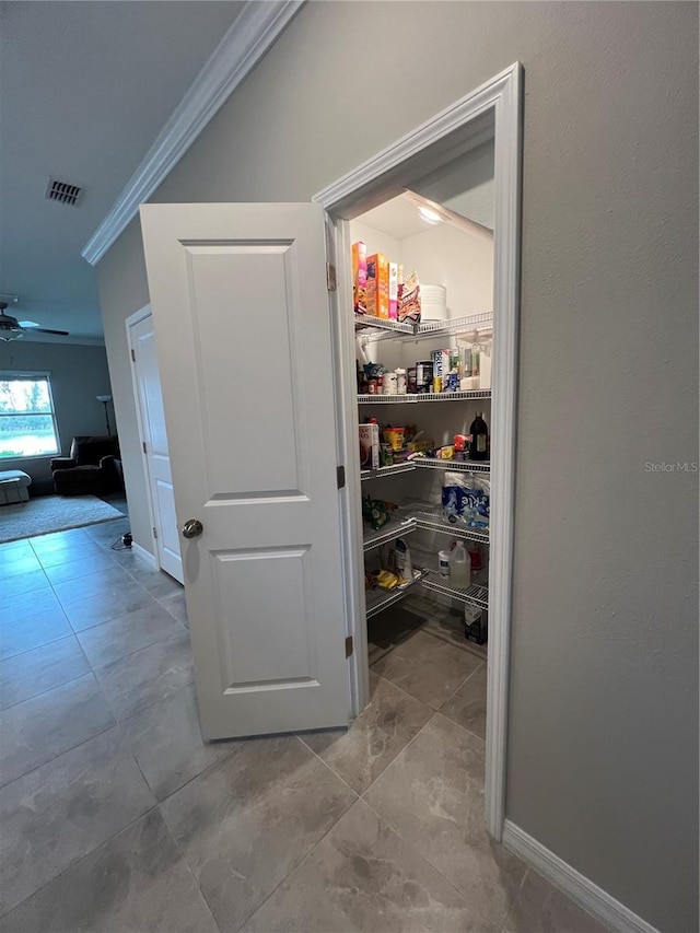 view of pantry