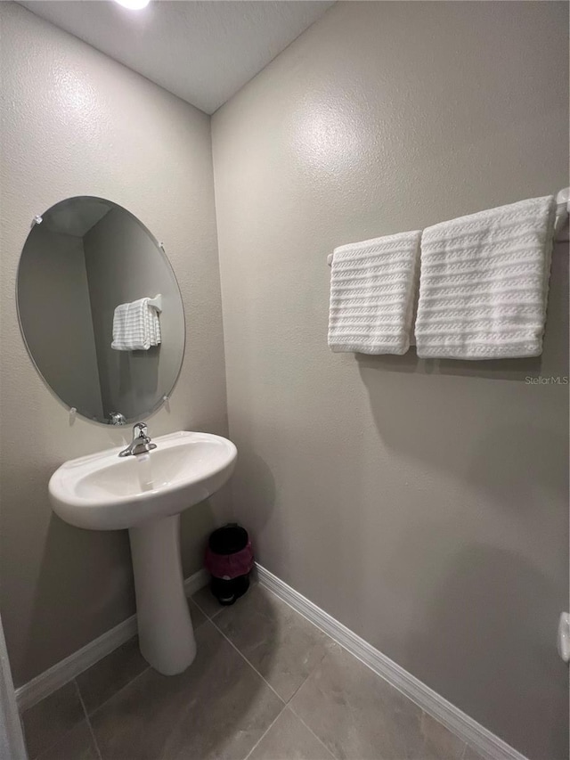 bathroom featuring tile patterned floors