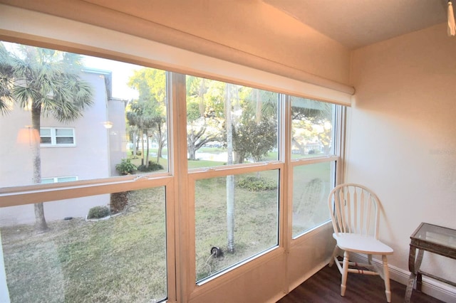 sunroom featuring a wealth of natural light