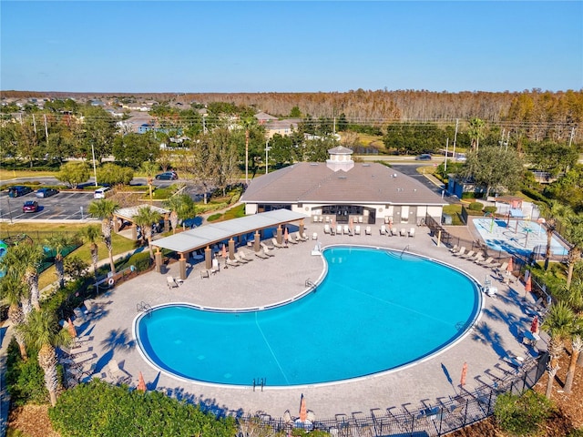 view of pool