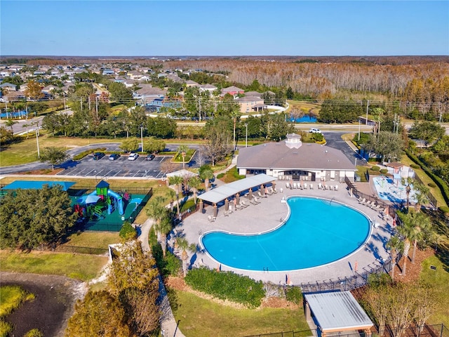 view of pool