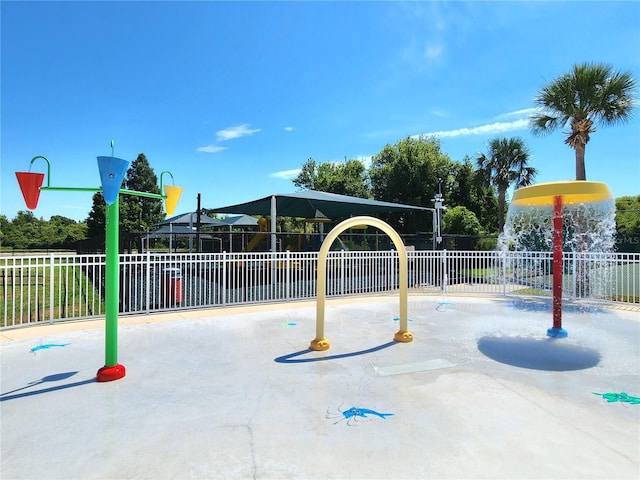 view of jungle gym