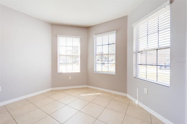 view of tiled empty room