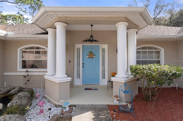 view of entrance to property