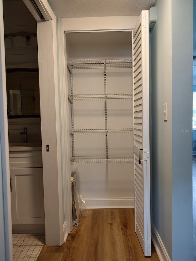 view of closet