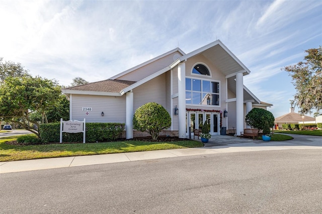 view of front of home