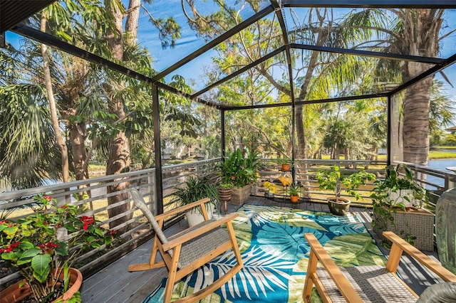 1012 Osprey Ct, Tarpon Springs, FL 34689 - view of sunroom / solarium