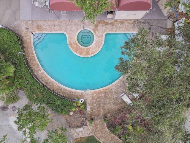 view of pool