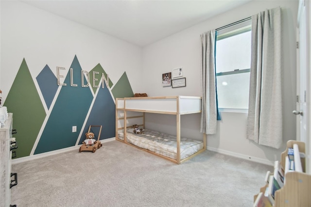 bedroom featuring carpet floors