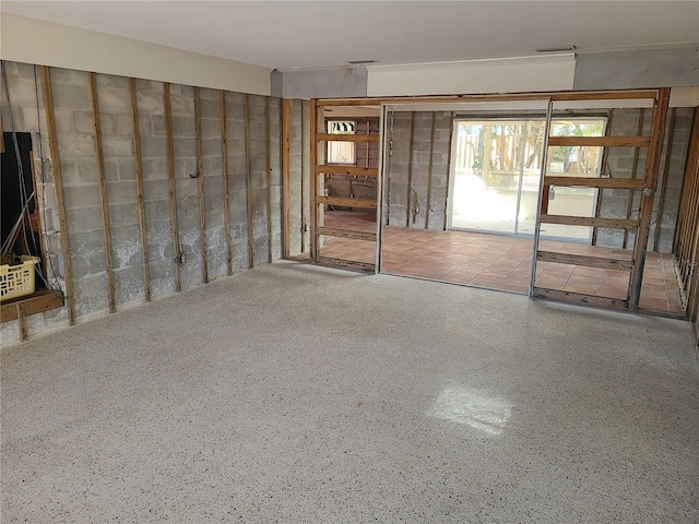 view of unfurnished living room