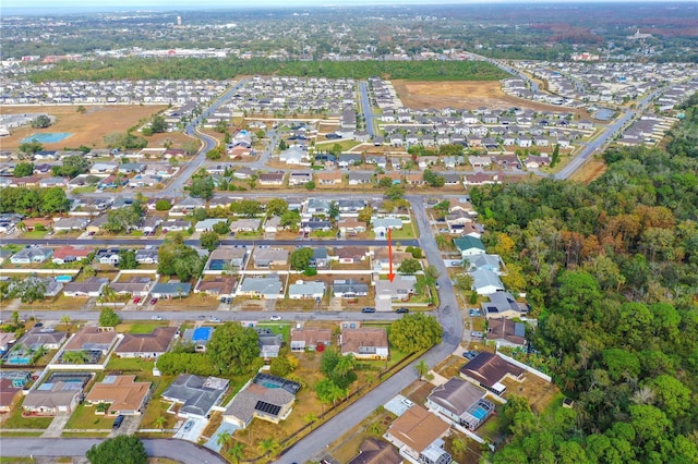 drone / aerial view