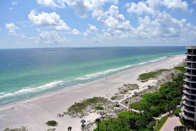 water view with a beach view