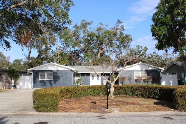 view of ranch-style house