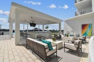 view of patio / terrace with an outdoor living space