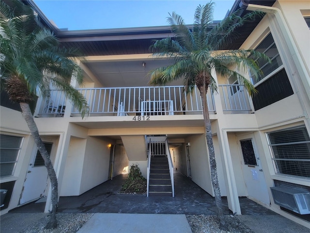 view of property featuring cooling unit