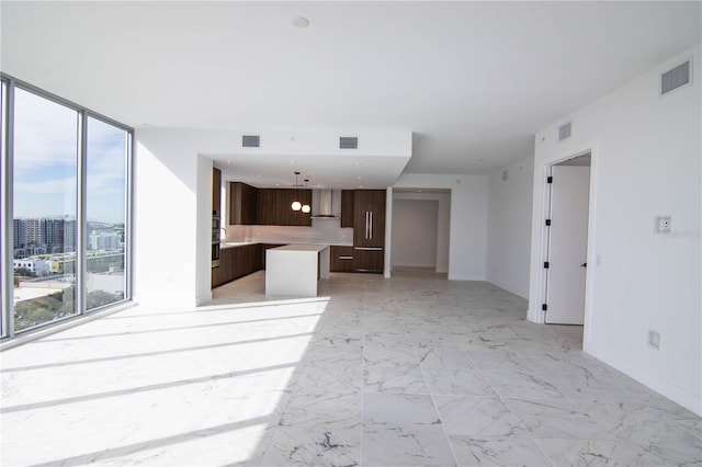 view of unfurnished living room