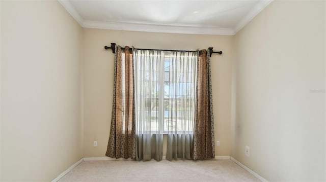 2024 Capri Ln, Mount Dora, FL 32757 - empty room featuring ornamental molding and carpet