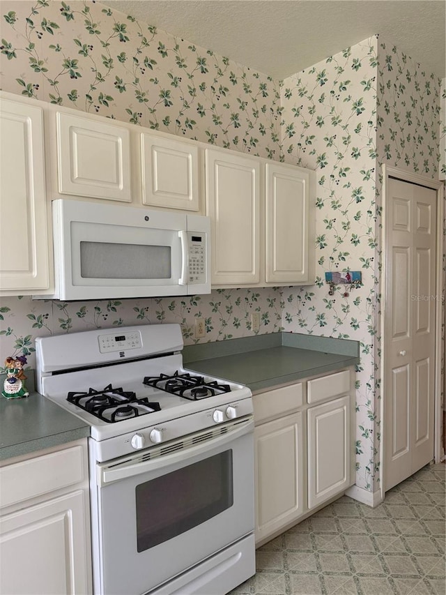 kitchen with white appliances