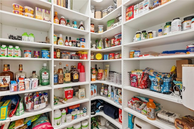 view of pantry