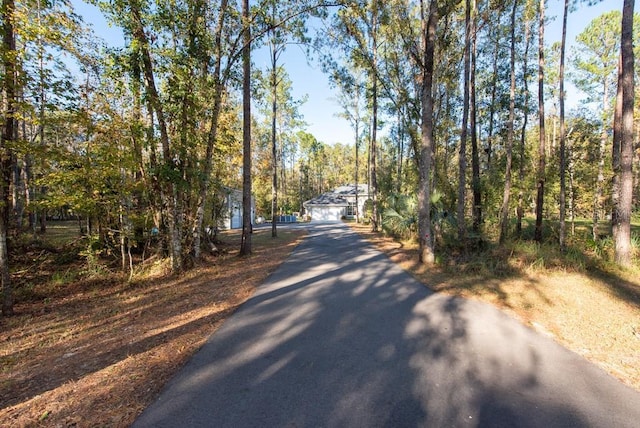 view of road