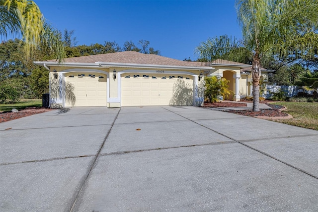 ranch-style house with a garage