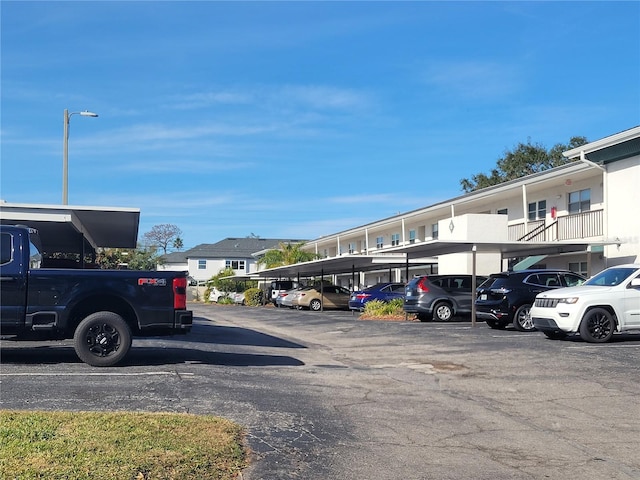 view of vehicle parking