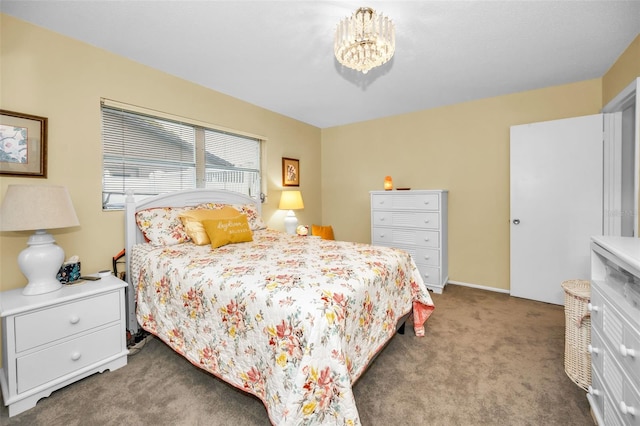 bedroom featuring carpet floors