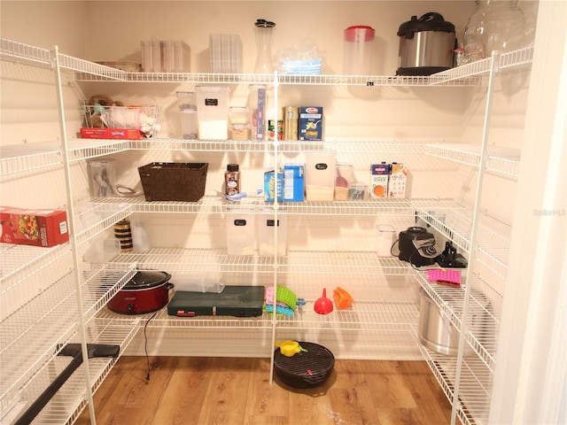 view of pantry